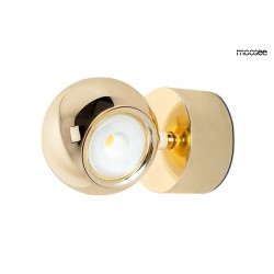 Kinkiet glamour Eos złoty