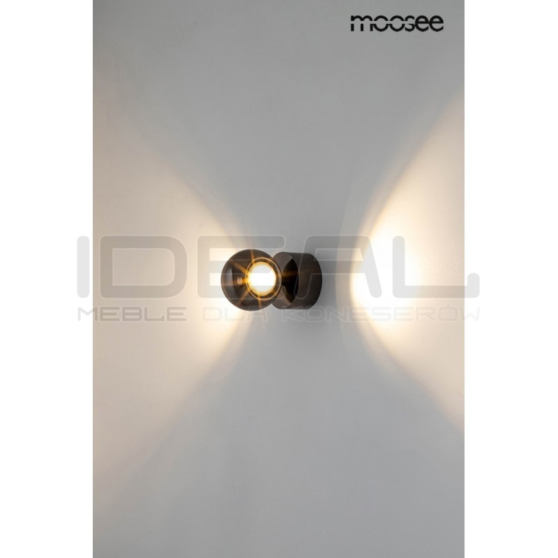 Kinkiet EOS czarny chrom