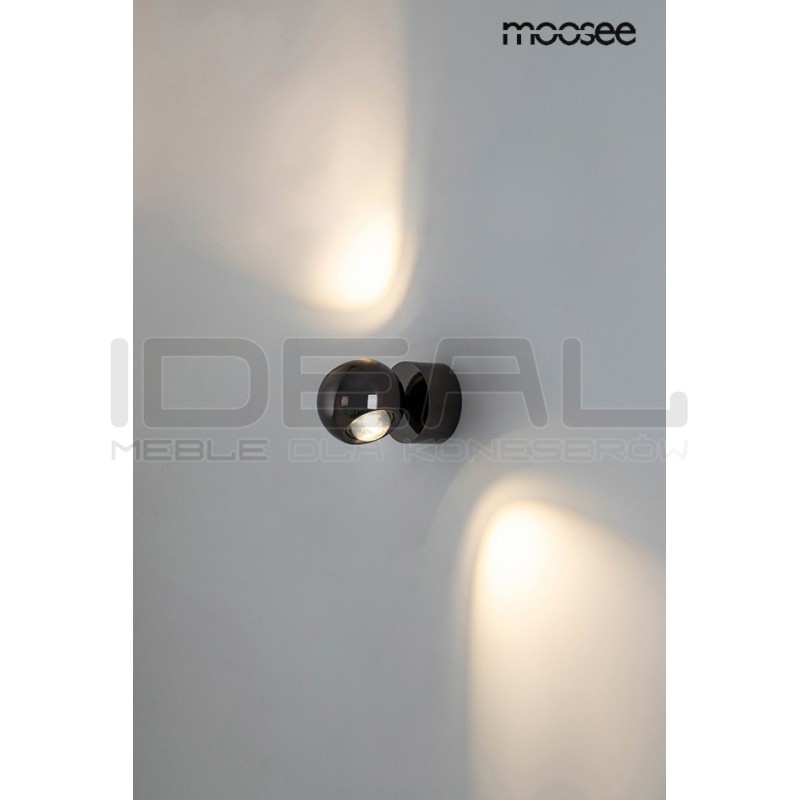 Kinkiet EOS czarny chrom