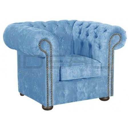 Fotel Chesterfield Classic plusz tkanina