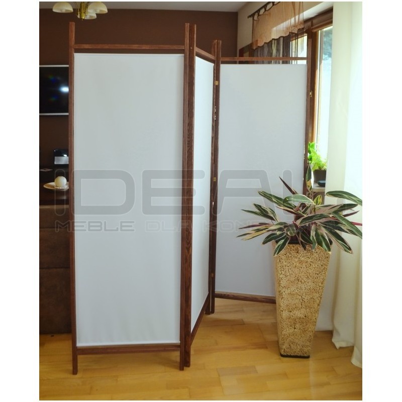 Biały parawan pokojowy White