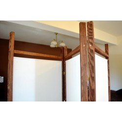 Biały parawan pokojowy White