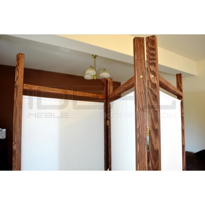 Biały parawan pokojowy White