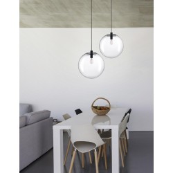 Lampa Wisząca Sandra bezbarwne szkło 30