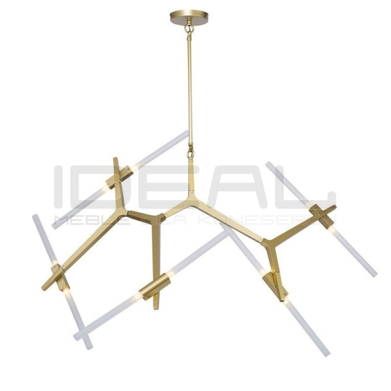 Lampa Wisząca glamour Sticks Candelabr 10 złota