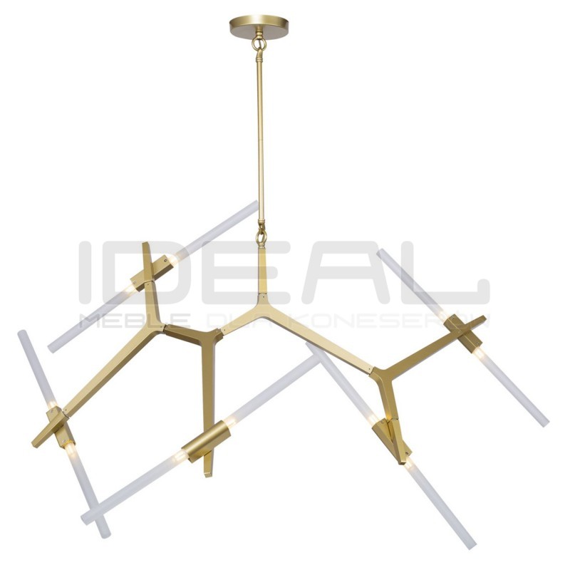 Lampa Wisząca glamour Sticks Candelabr 10 złota