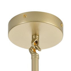 Lampa Wisząca glamour Sticks Candelabr 10 złota