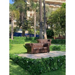 Sofa Chesterfield Classic XL Skóra 3 os.