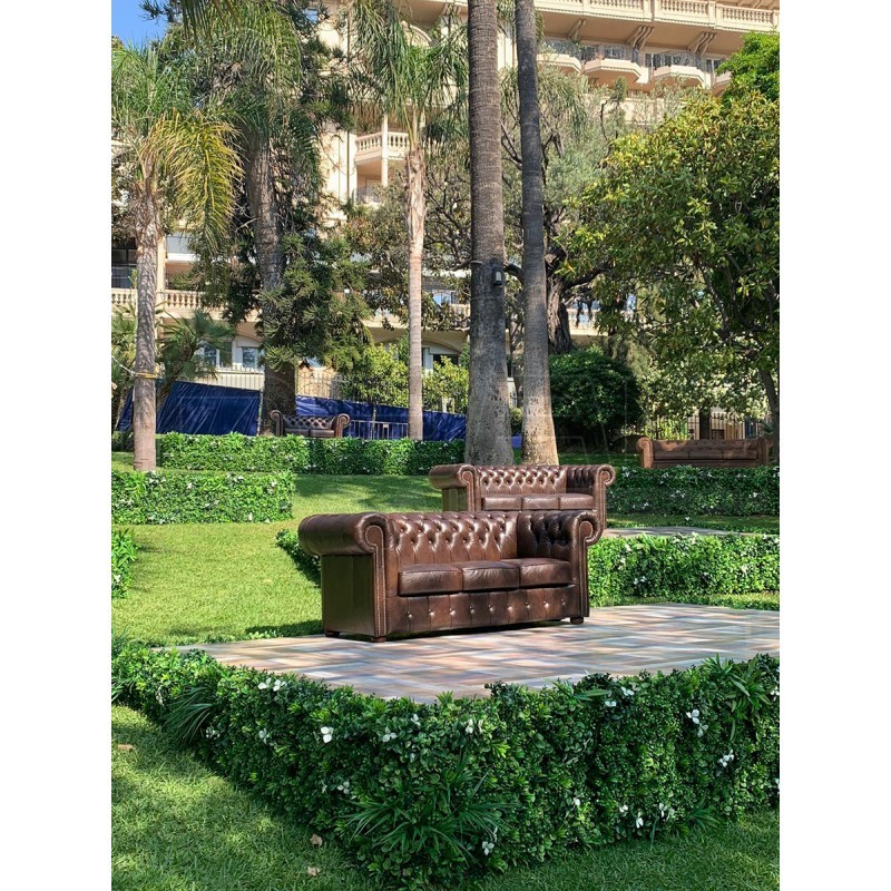 Sofa Chesterfield Classic XL Skóra 3 os.