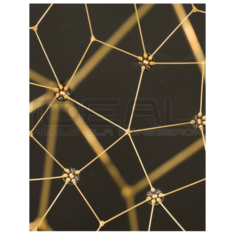 LAMPA WISZĄCA GEOMETRYCZNA STELLAR Galaxy 60 złota