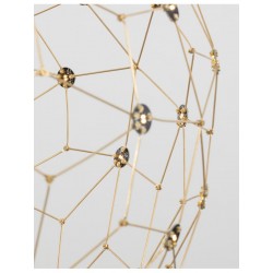 LAMPA WISZĄCA GEOMETRYCZNA STELLAR Galaxy 60 złota