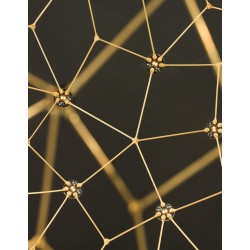 LAMPA WISZĄCA GEOMETRYCZNA STELLAR Galaxy 40 złota