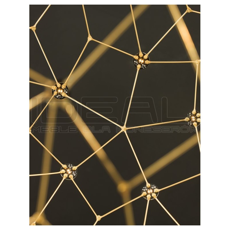 LAMPA WISZĄCA GEOMETRYCZNA STELLAR Galaxy 40 złota