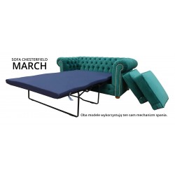 Pikowany Fotel Rozkładany Kno z funkcją spania