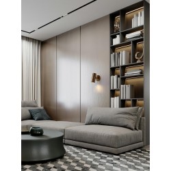 Kinkiet glamour SPOT regulowana