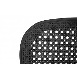 Krzesło Boho Wicky plecionka szare