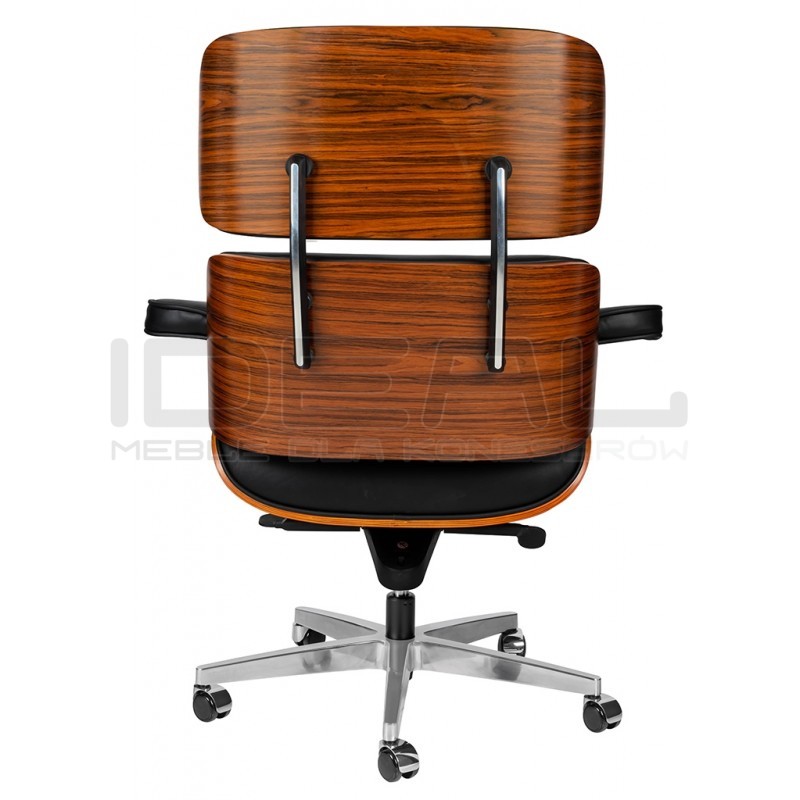 Fotel biurowy Bauhaus Lounge Gubernator - sklejka różana