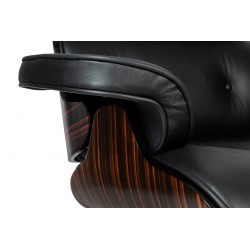 Fotel biurowy Bauhaus Lounge Gubernator - sklejka różana