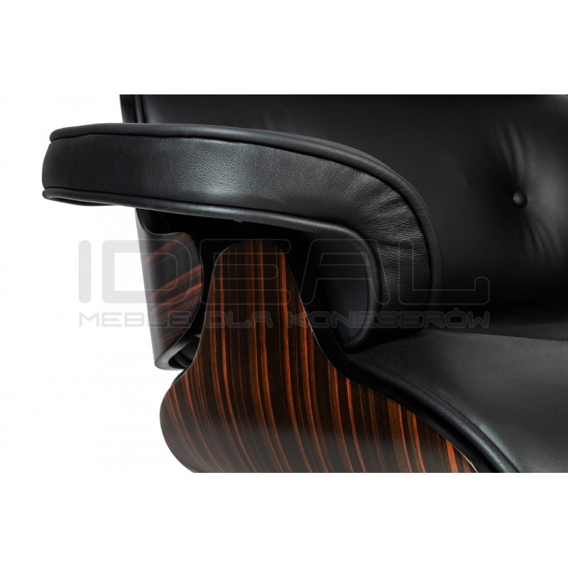 Fotel biurowy Bauhaus Lounge Gubernator - sklejka różana