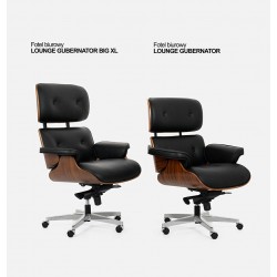 Fotel biurowy Bauhaus Lounge Gubernator - sklejka orzech