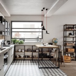 Stołek Barowy - Hoker Paris Inspirowany Tolix 66