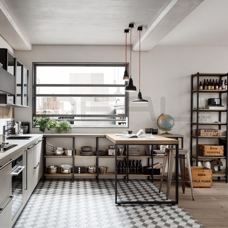 Stołek Barowy - Hoker Paris Inspirowany Tolix 66