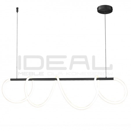 LAMPA WISZĄCA FANTASIA LED czarna 120 pozioma