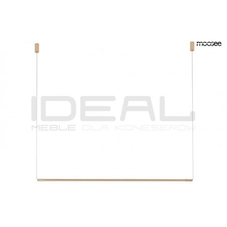 Lampa wisząca pozioma glamour OMBRE LEVEL 100 złota