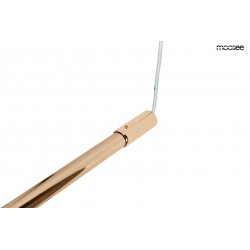 Lampa wisząca pozioma glamour OMBRE LEVEL 100 złota