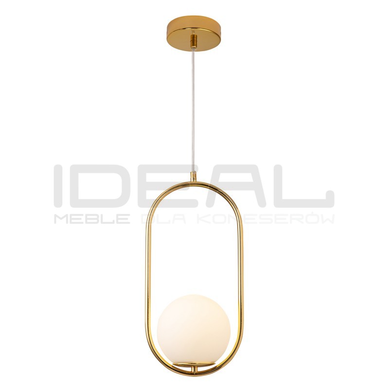 Lampa wisząca COSTA Solo Aurelia biała kula