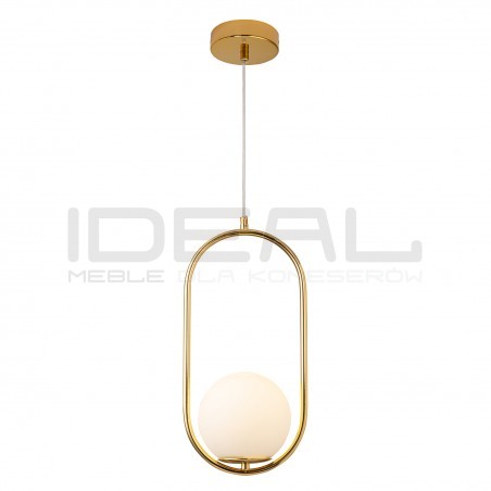 Lampa wisząca COSTA Solo Aurelia biała kula