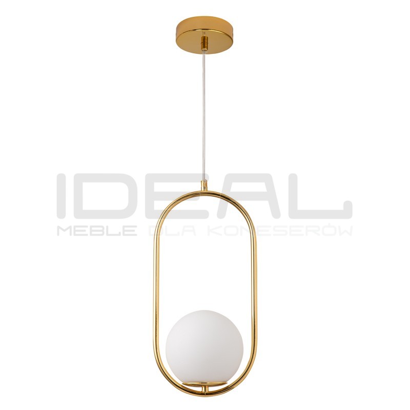 Lampa wisząca COSTA Solo Aurelia biała kula