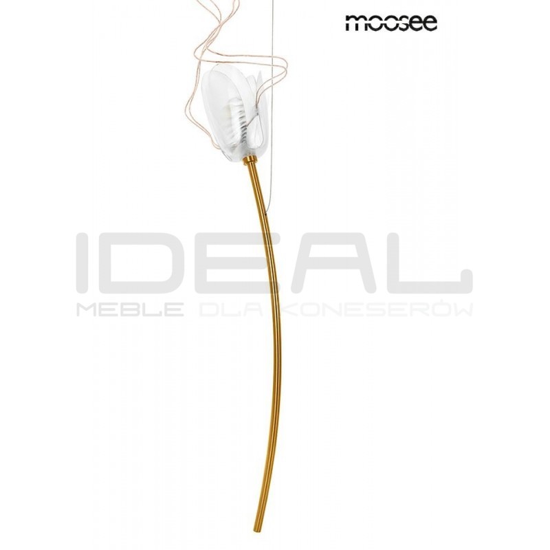 Lampa wisząca TULIPPE 7 DISC glamour złota