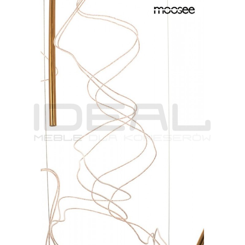 Lampa wisząca TULIPPE 14 DISC glamour złota