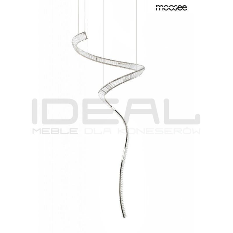 Lampa wisząca glamour WAVE CORDON 1A chrom