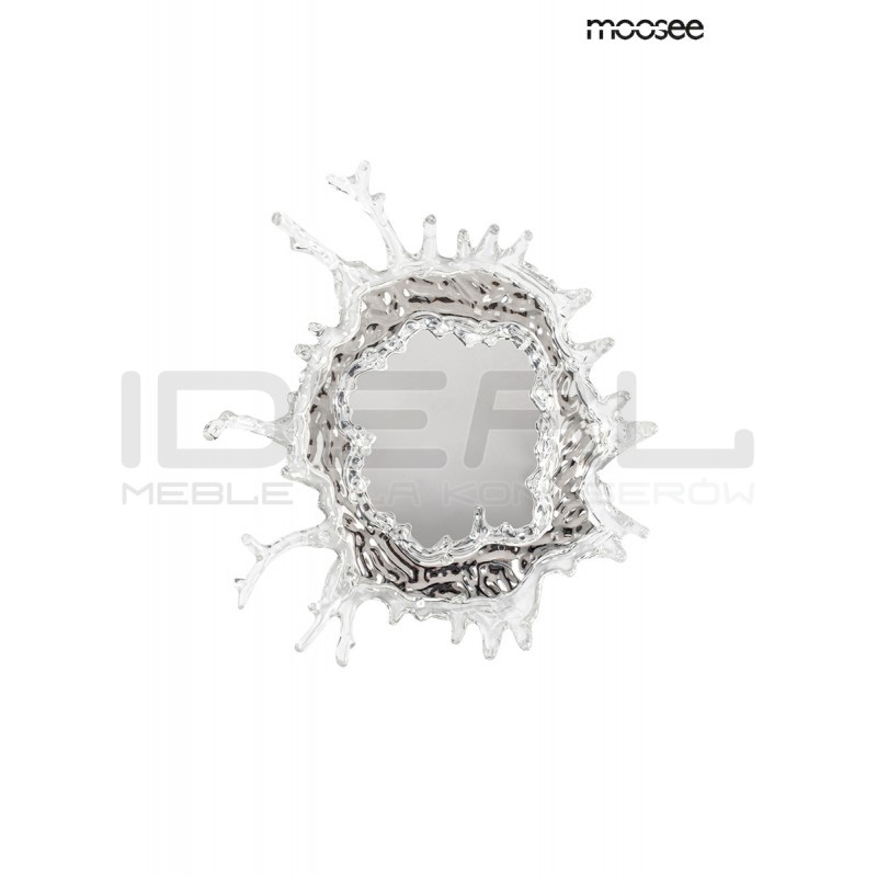 Kinkiet SPLASH M srebrny plafon