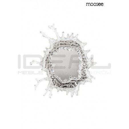 Kinkiet SPLASH M srebrny plafon