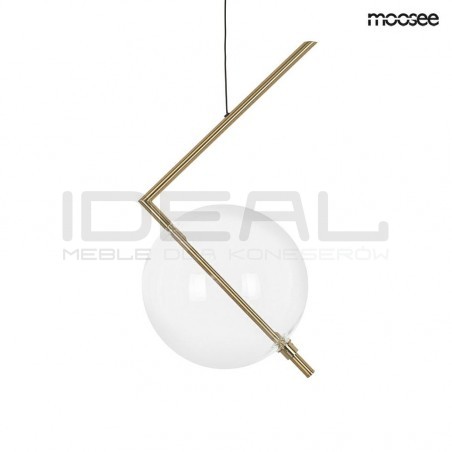 LAMPA WISZĄCA geometryczna ECHO ZŁOTA 25