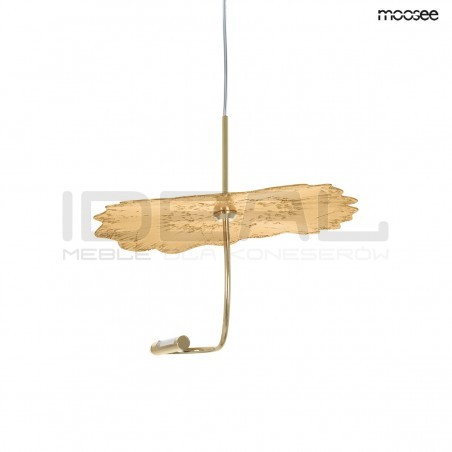 Lampa wisząca glamour LEAFS złota