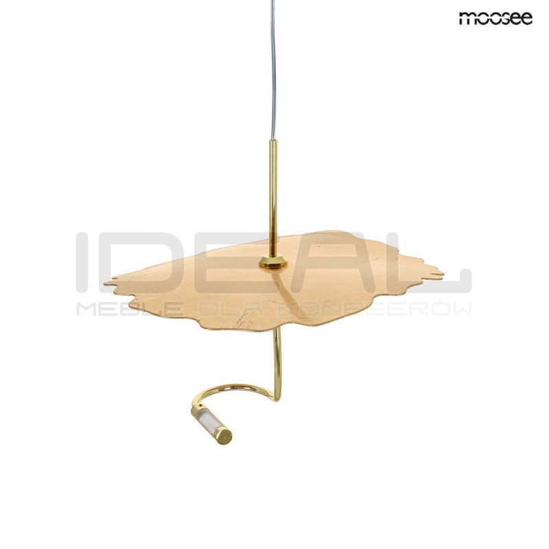Lampa wisząca glamour LEAFS złota
