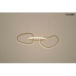 Lampa wisząca glamou JAZZ 3 złota