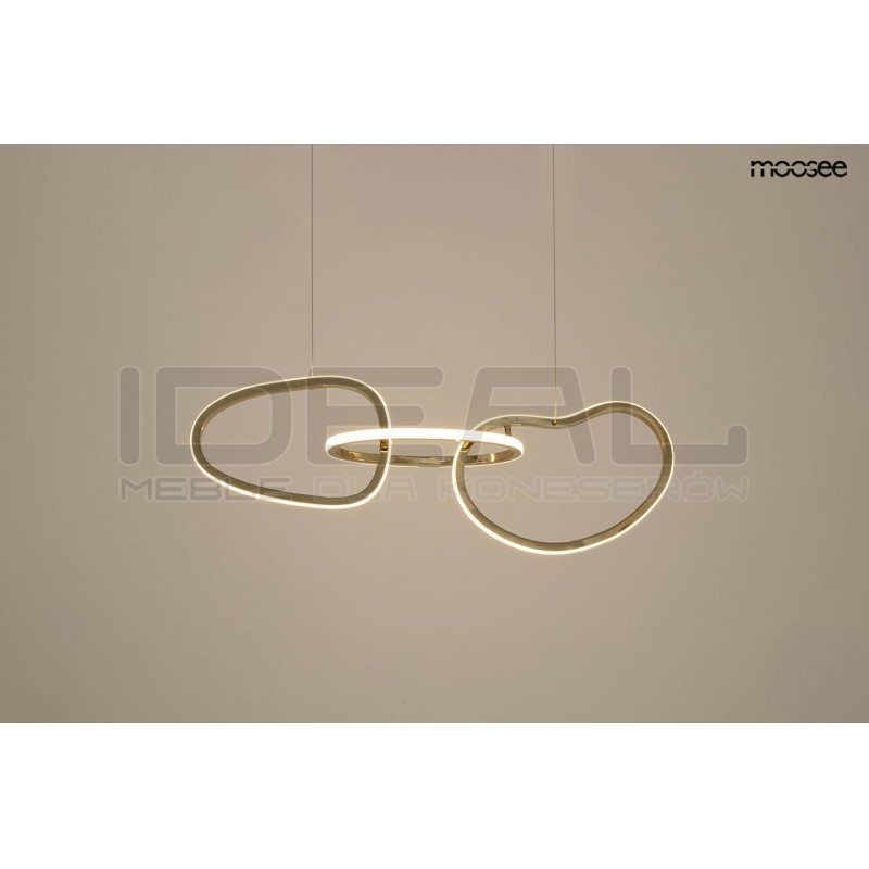 Lampa wisząca glamou JAZZ 3 złota