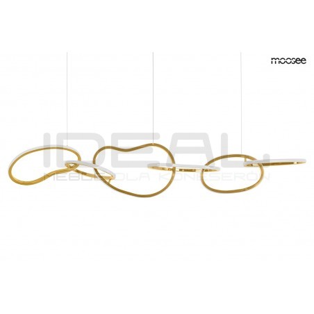 Lampa wisząca glamour JAZZ 6 złota