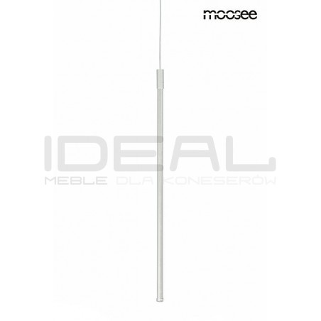 Lampa wisząca biała rurka Ombre 60