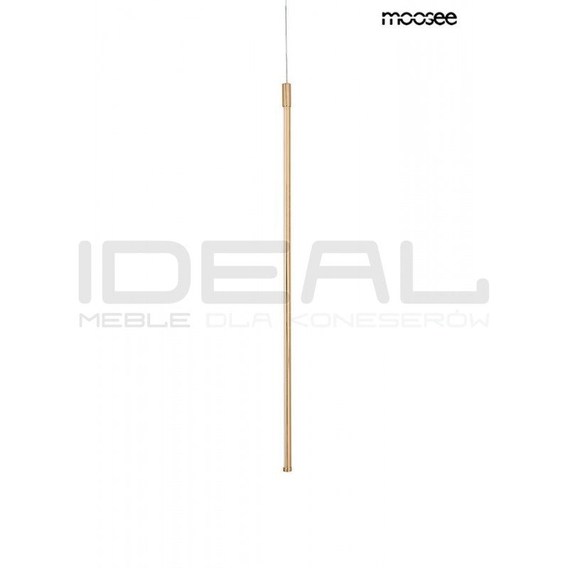 Lampa wisząca Ombre 60 rurka złota