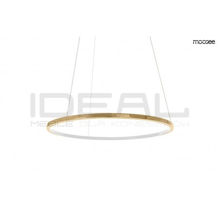 Lampa wisząca glamour RING SLIM 40 złota