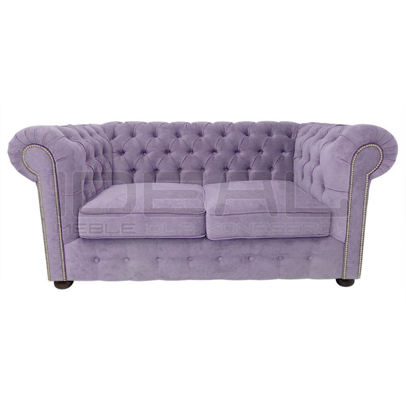 Sofa Chesterfield Violett