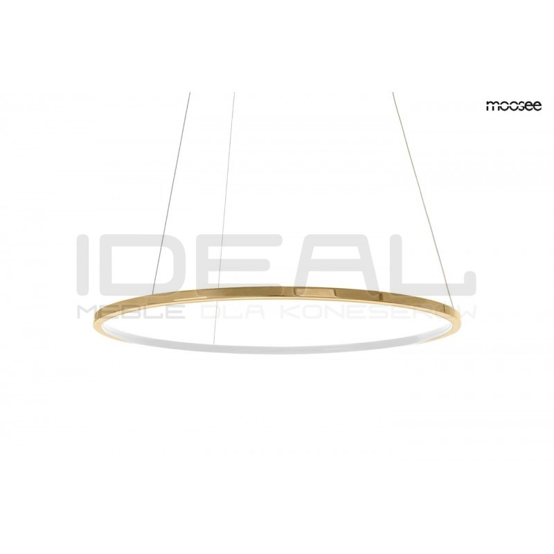 Lampa wisząca glamour RING SLIM 60 złota