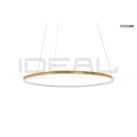 Lampa wisząca glamour RING SLIM 60 złota
