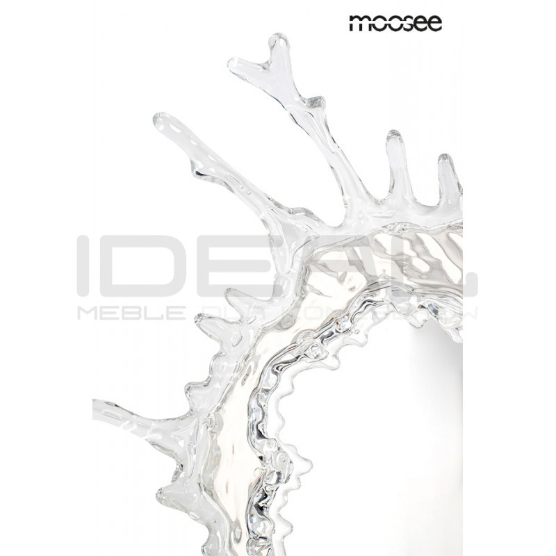 Kinkiet SPLASH M srebrny plafon